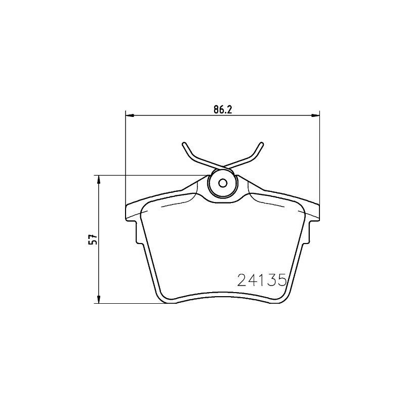 Pastiglie freno asse posteriore - PAGID