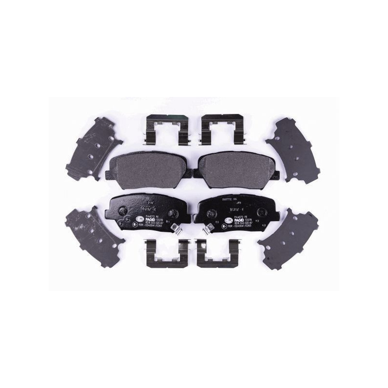 Pastiglie freno asse anteriore - HELLA BRAKE