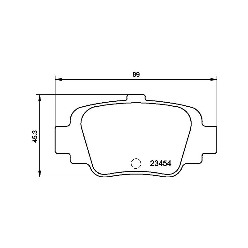 Pastiglie freno asse posteriore - HELLA BRAKE