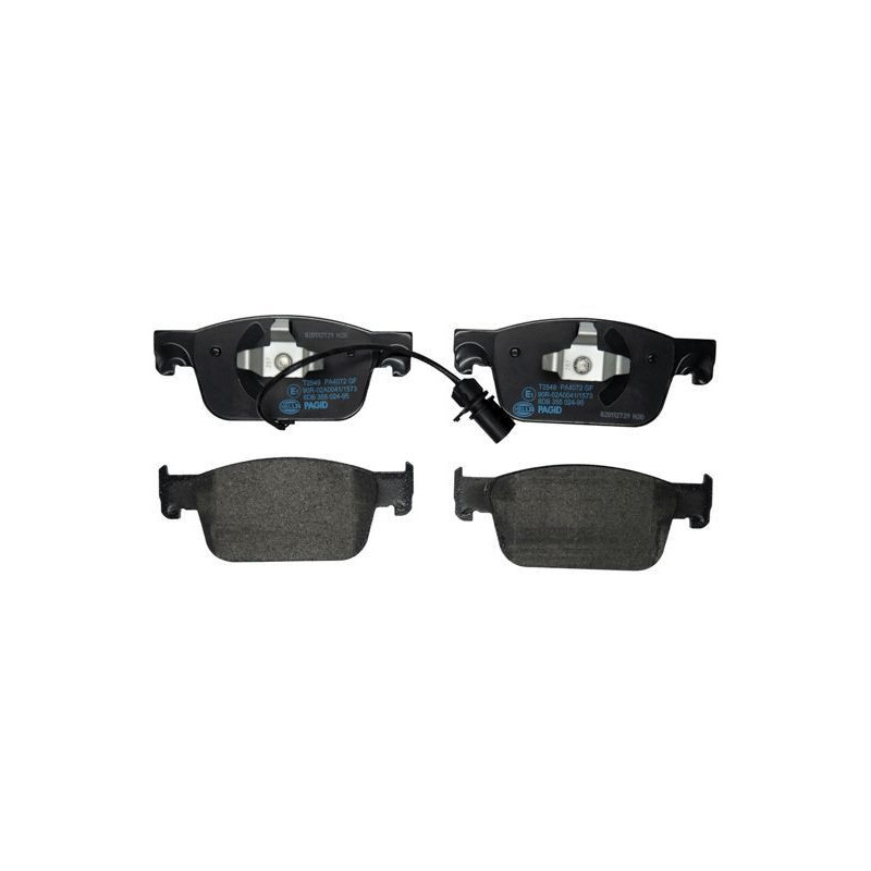 Pastiglie freno asse anteriore - HELLA BRAKE