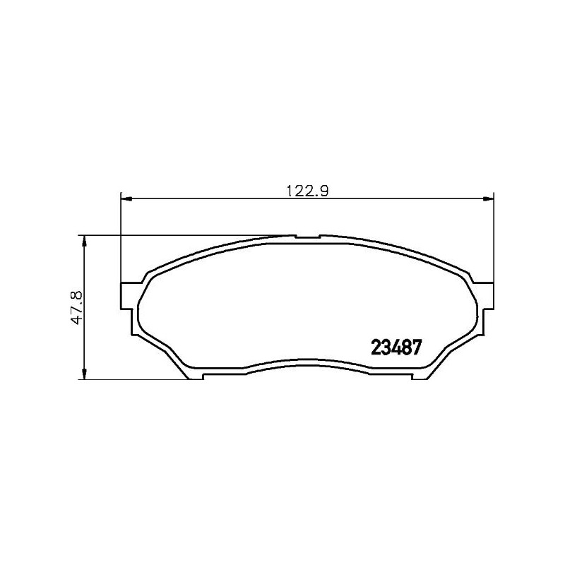 Pastiglie freno asse anteriore - HELLA BRAKE