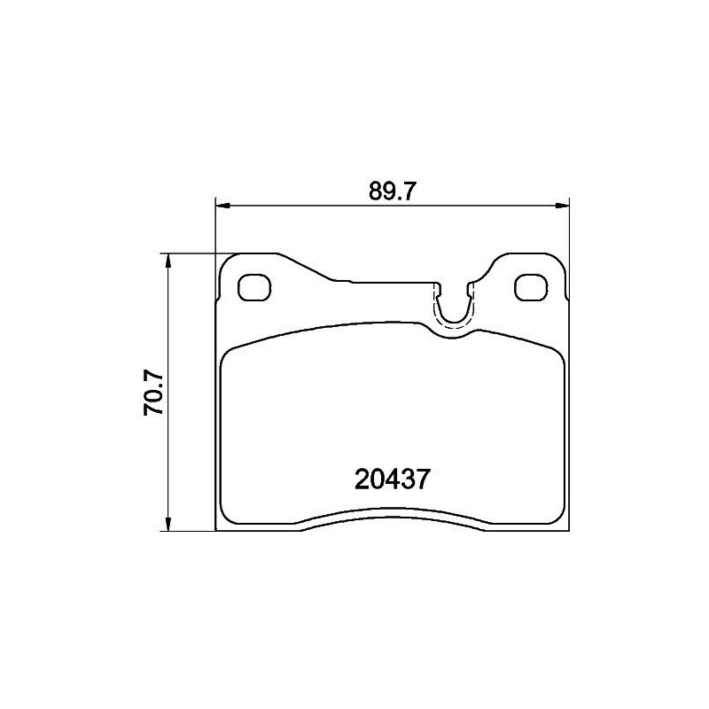 Pastiglie freno asse anteriore - HELLA BRAKE