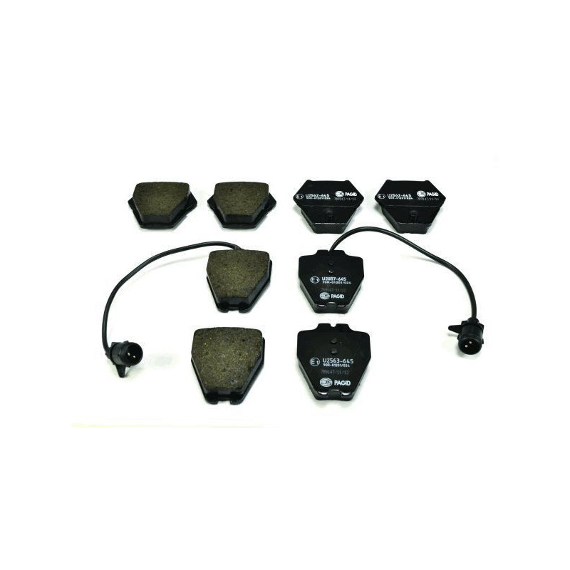 Pastiglie freno asse anteriore - HELLA BRAKE