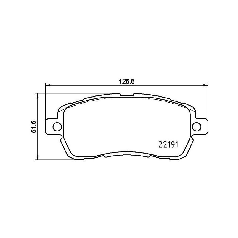 Pastiglie freno asse anteriore - HELLA BRAKE