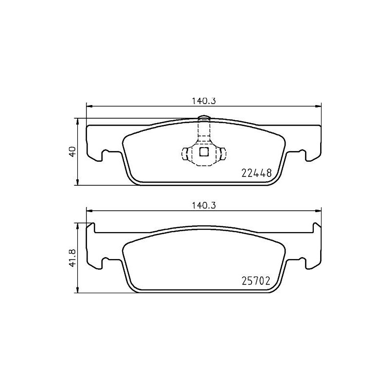 Pastiglie freno asse anteriore - HELLA BRAKE
