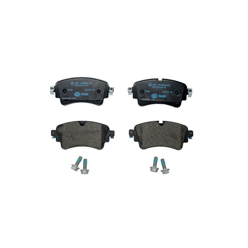 Pastiglie freno asse posteriore - HELLA BRAKE