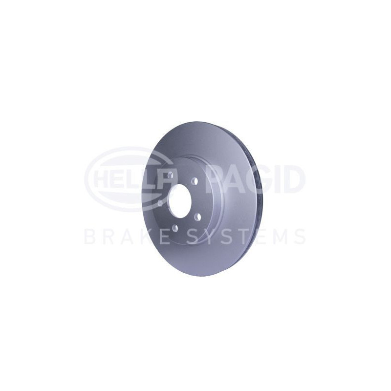 Disco freno asse anteriore - HELLA BRAKE