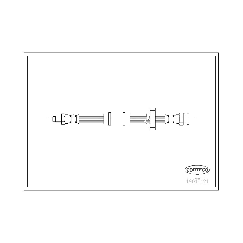 Flessibile freno asse anteriore - CORTECO