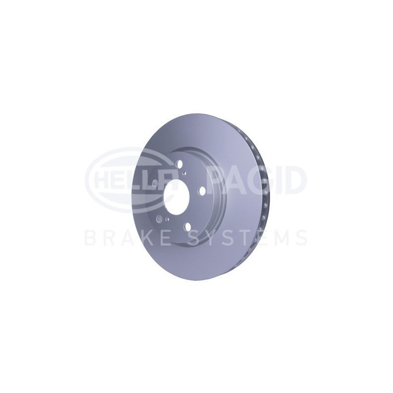 Disco freno asse anteriore - HELLA BRAKE