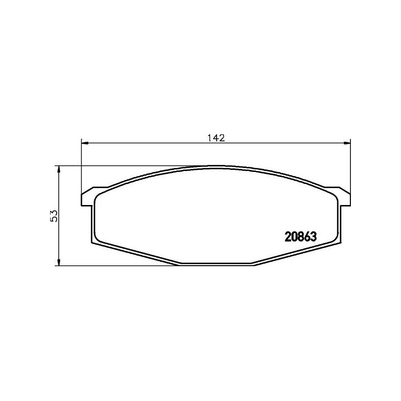 Pastiglie freno asse anteriore - HELLA BRAKE