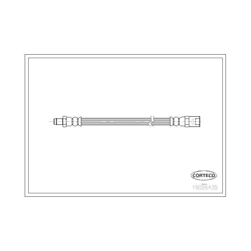 Flessibile freno asse posteriore - CORTECO