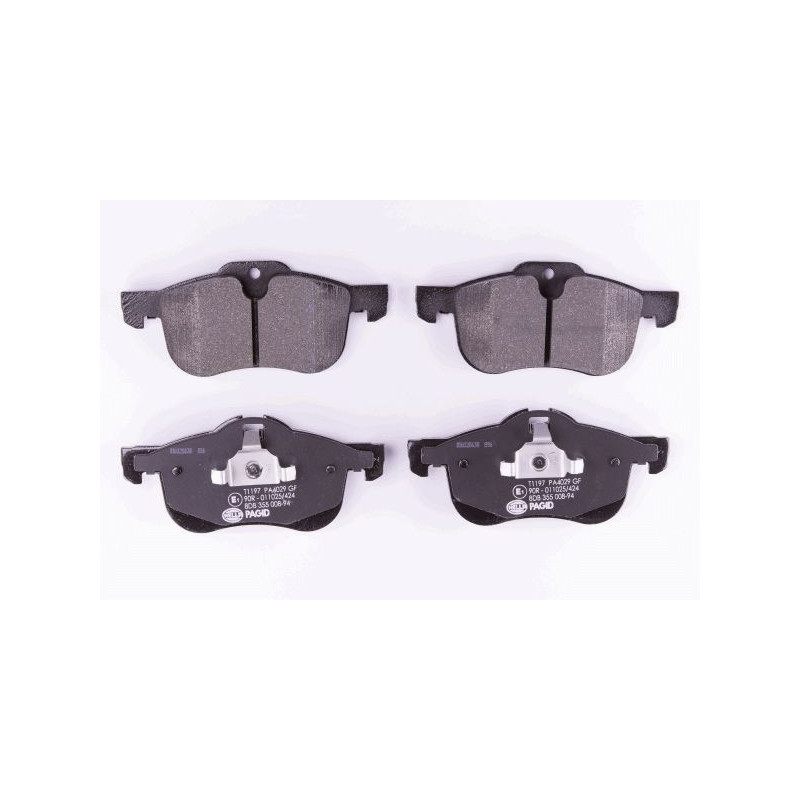 Pastiglie freno asse anteriore - HELLA BRAKE