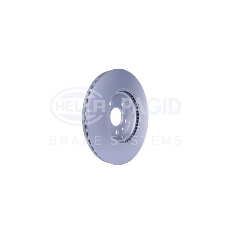 Disco freno asse anteriore - HELLA BRAKE