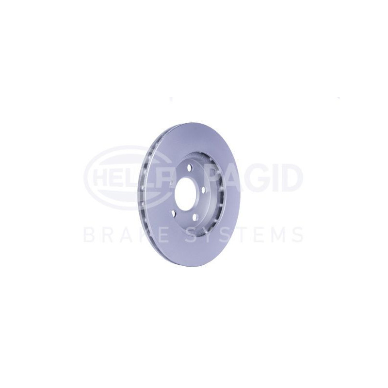 Disco freno asse anteriore - HELLA BRAKE