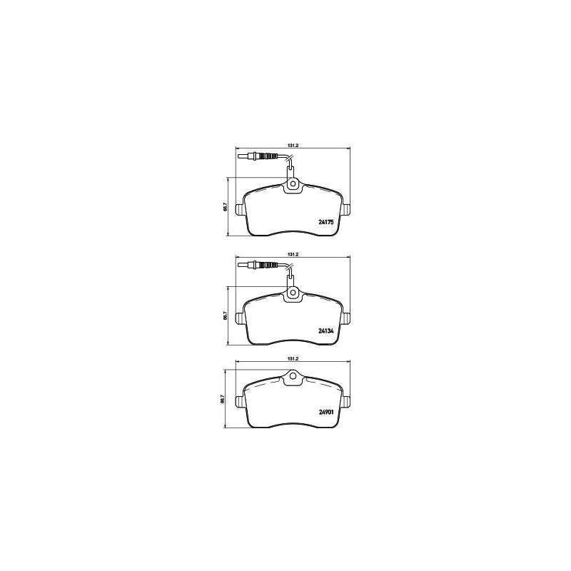 Pastiglie freno asse anteriore - HELLA BRAKE