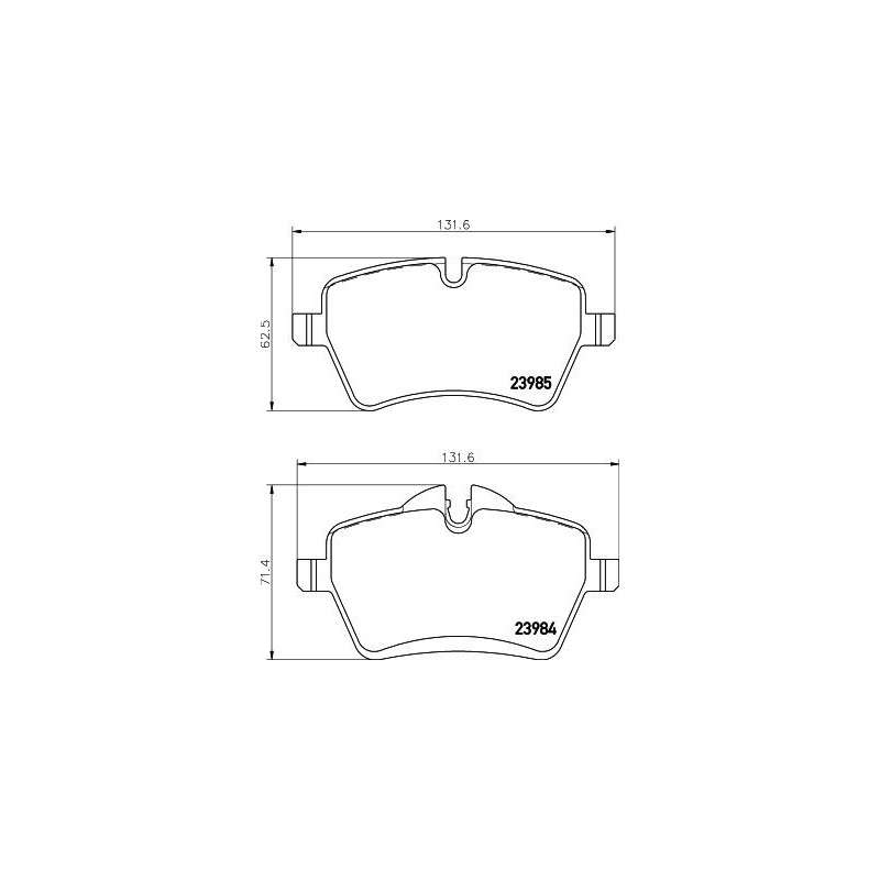 Pastiglie freno asse anteriore - HELLA BRAKE