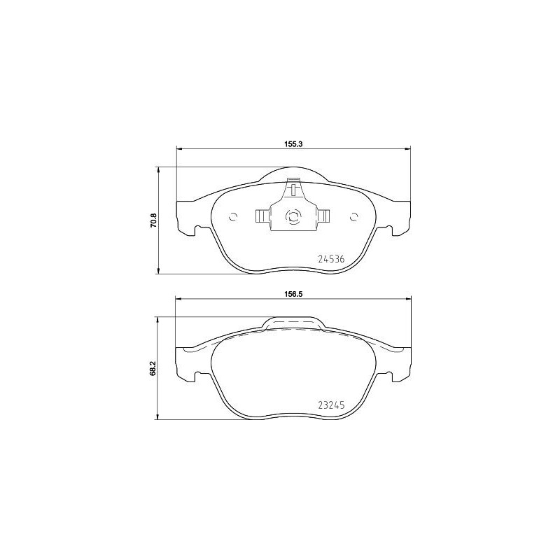 Pastiglie freno asse anteriore - HELLA BRAKE