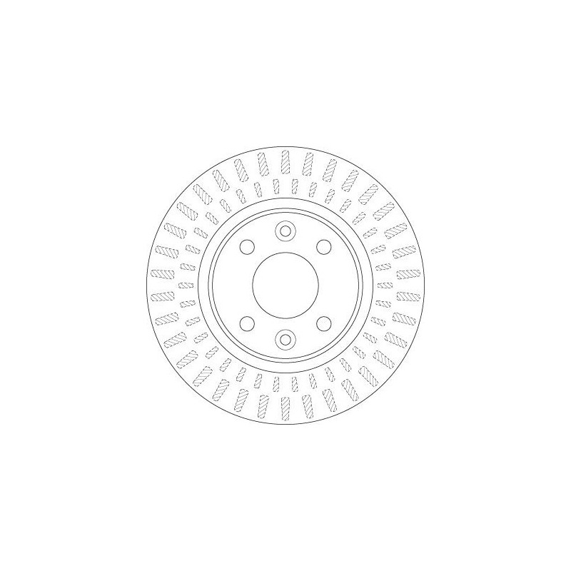 Disco freno asse anteriore - TRW