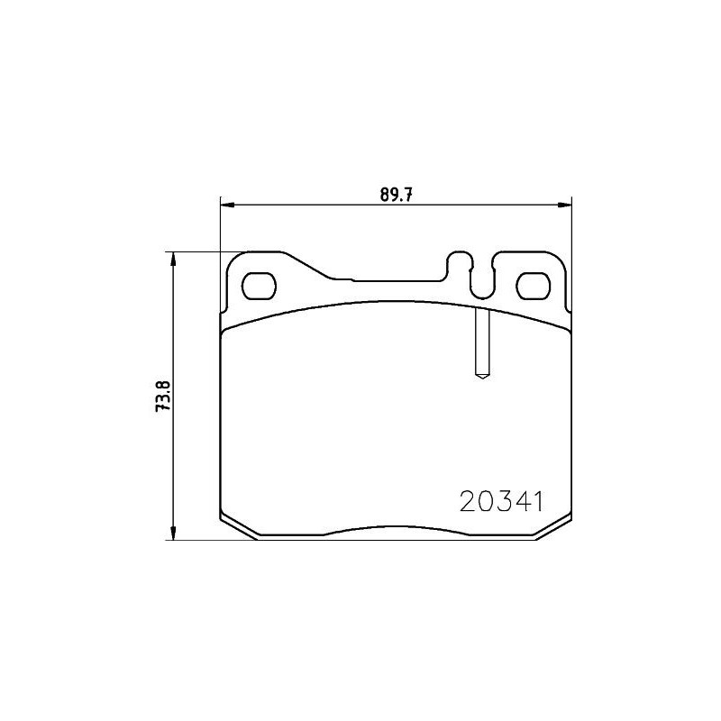 Pastiglie freno asse anteriore - HELLA BRAKE