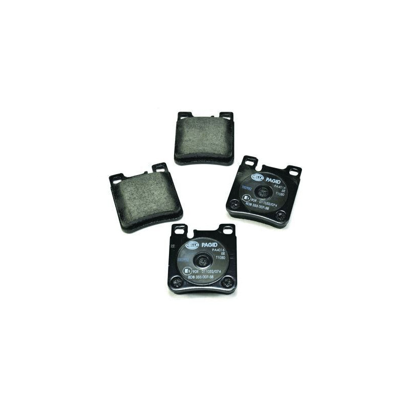 Pastiglie freno asse posteriore - HELLA BRAKE
