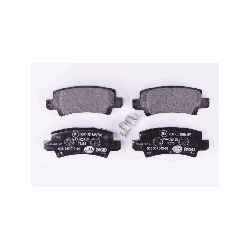 Pastiglie freno asse posteriore - HELLA BRAKE