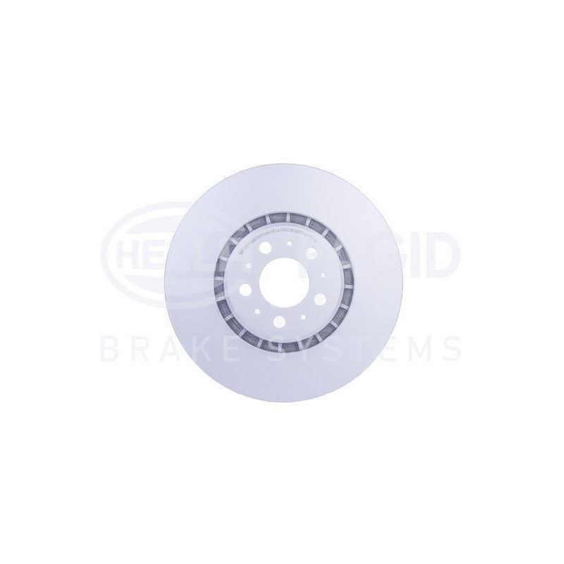 Disco freno asse anteriore - HELLA BRAKE
