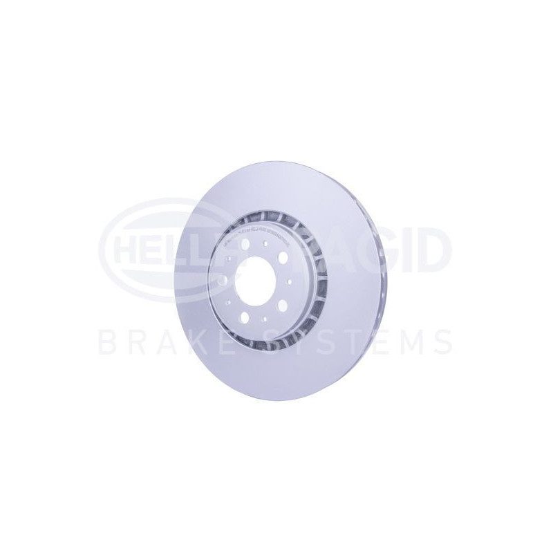 Disco freno asse anteriore - HELLA BRAKE