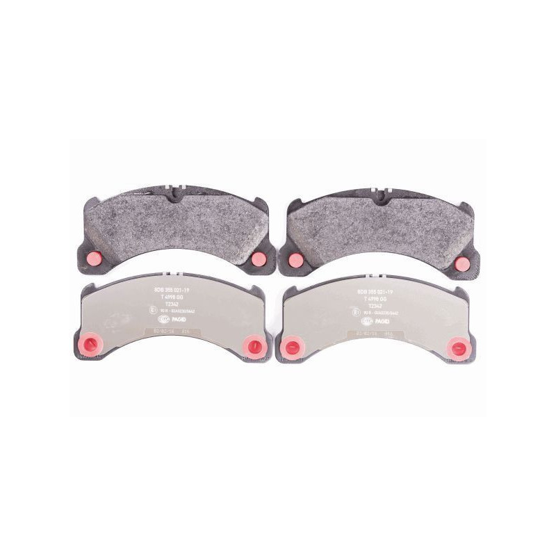 Pastiglie freno asse anteriore - HELLA BRAKE