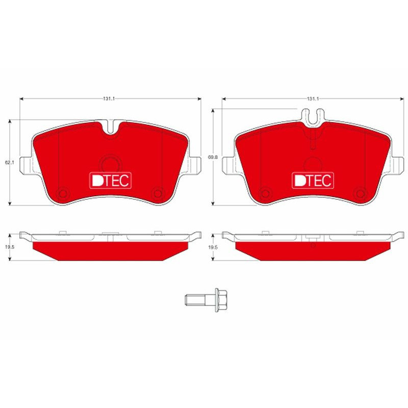 Pastiglie freno asse anteriore - TRW