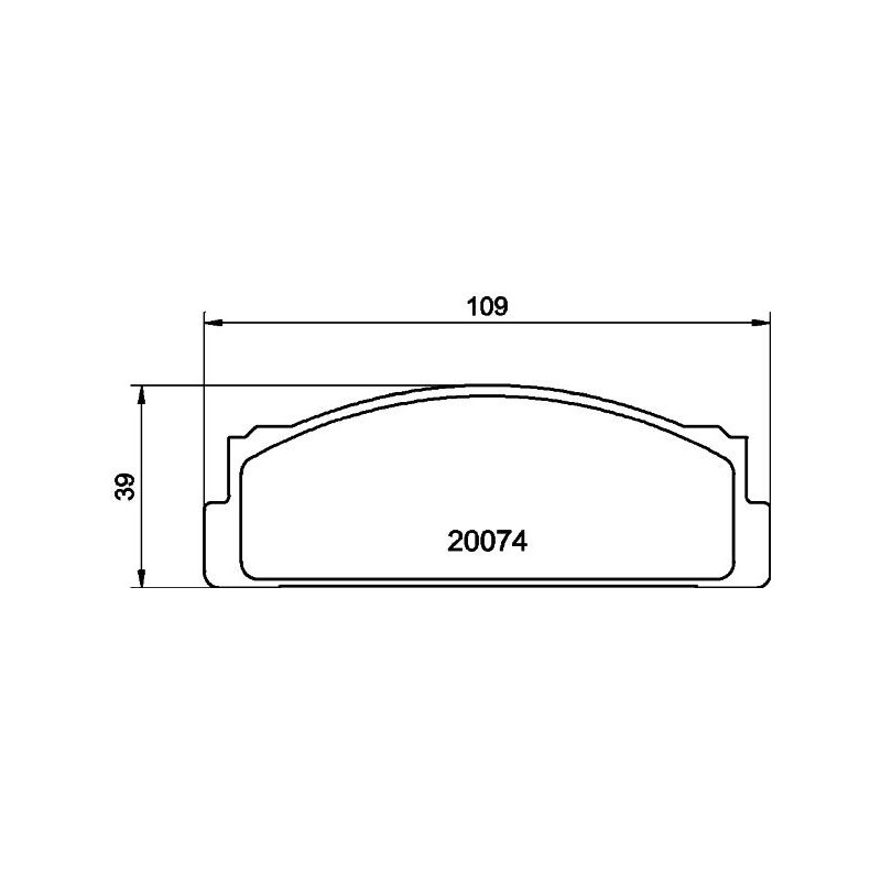 Pastiglie freno asse anteriore - HELLA BRAKE
