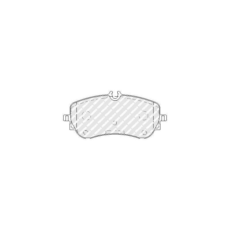 Pastiglie freno asse posteriore - FERODO