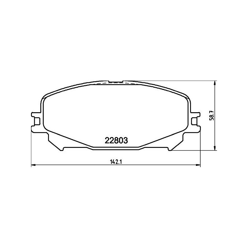 Pastiglie freno asse anteriore - HELLA BRAKE