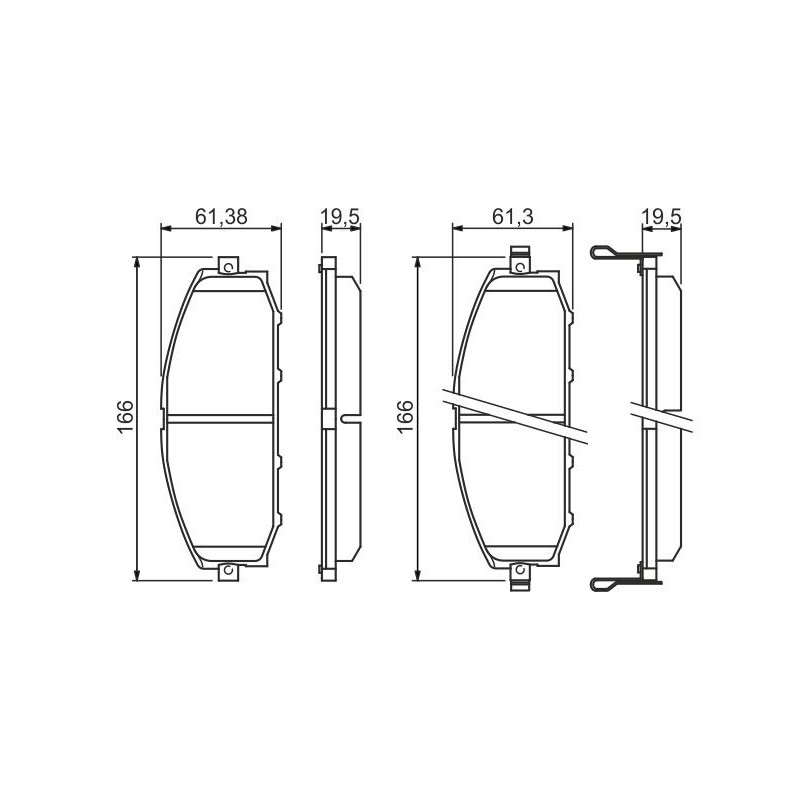 Pastiglie freno asse anteriore - BOSCH