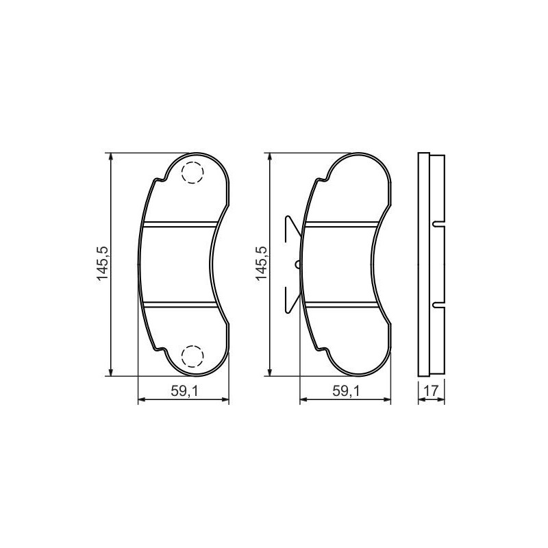 Pastiglie freno asse anteriore - BOSCH