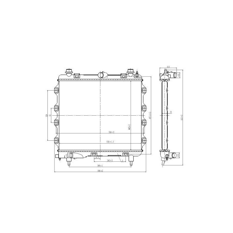 Radiatore acqua - NRF