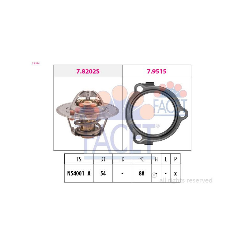 Termostato raffreddamento - FACET