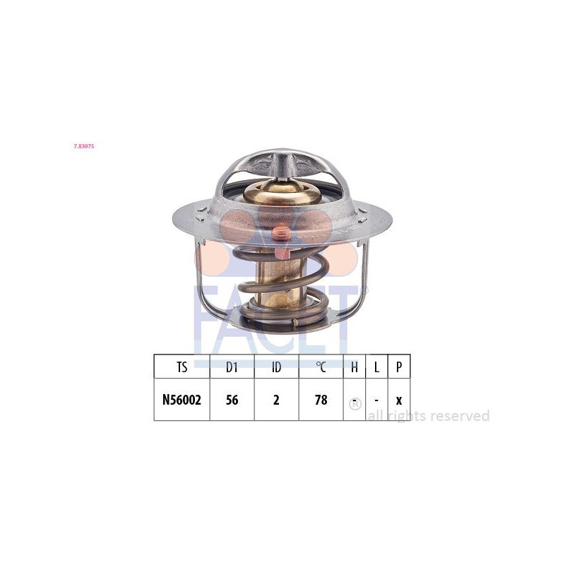 Termostato raffreddamento - FACET