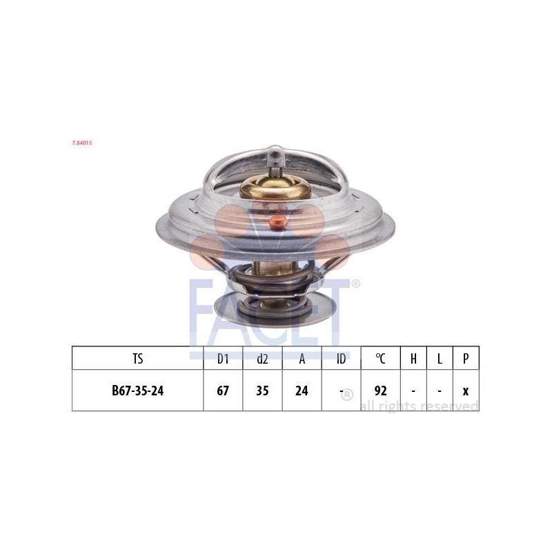 Termostato raffreddamento - FACET