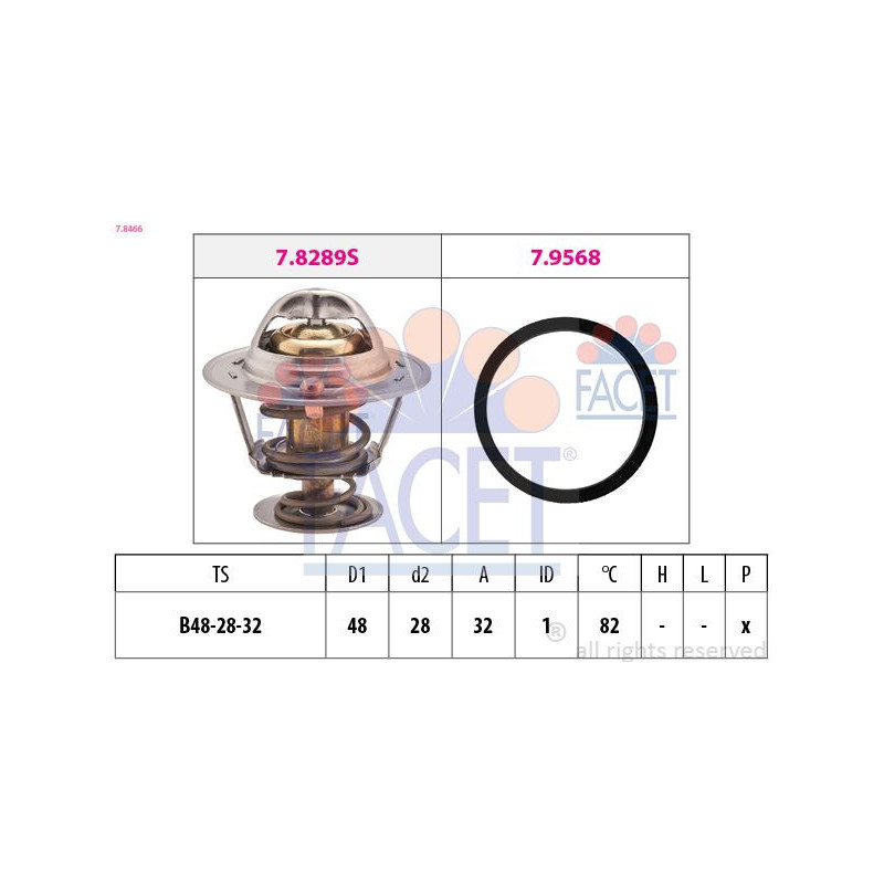 Termostato raffreddamento - FACET