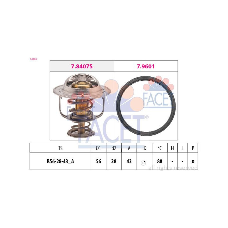 Termostato raffreddamento - FACET