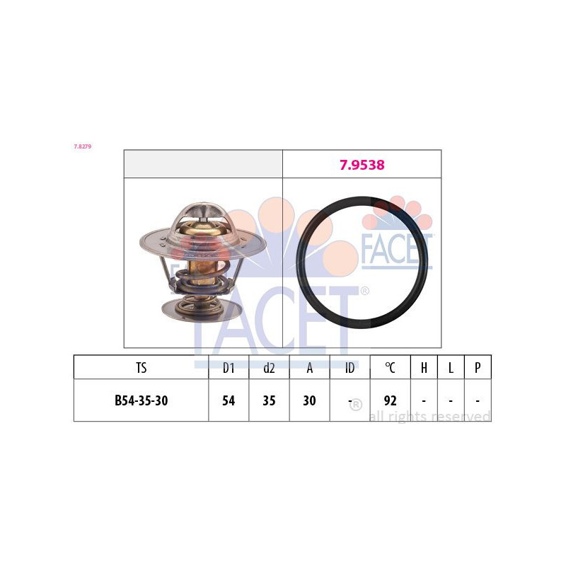 Termostato raffreddamento - FACET