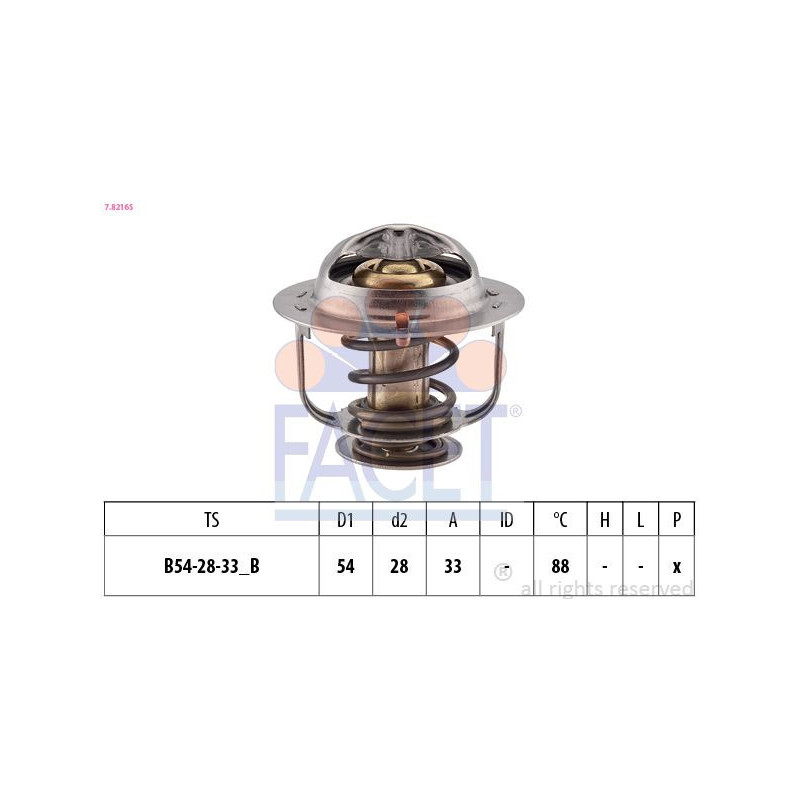 Termostato raffreddamento - FACET