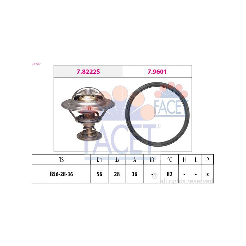 Termostato raffreddamento - FACET