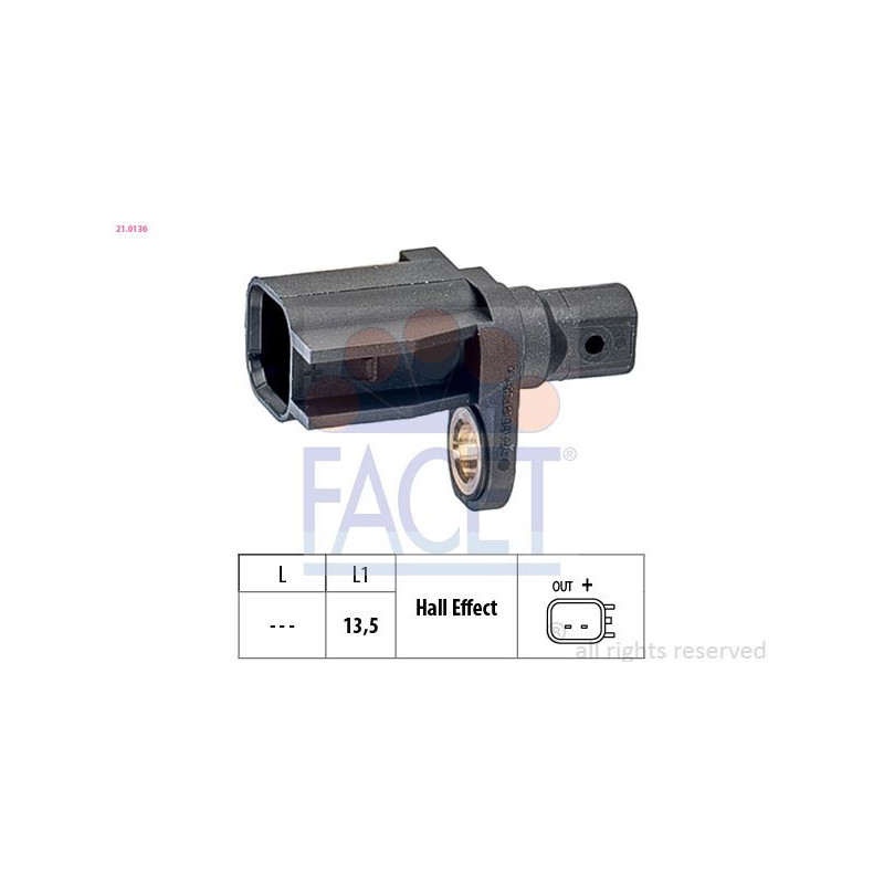 Sensore ABS - FACET