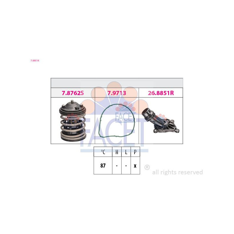 Termostato raffreddamento - FACET