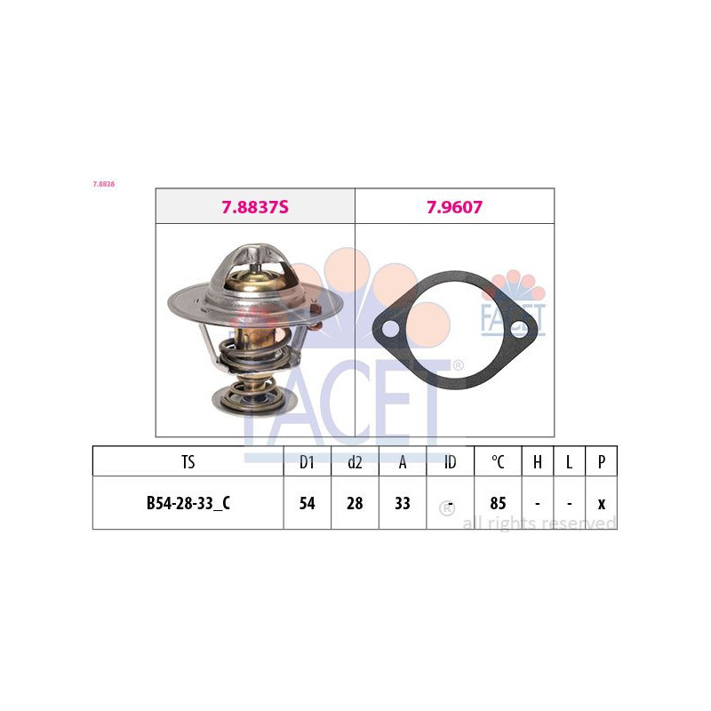 Termostato raffreddamento - FACET