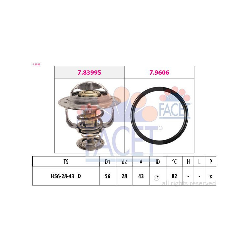 Termostato raffreddamento - FACET