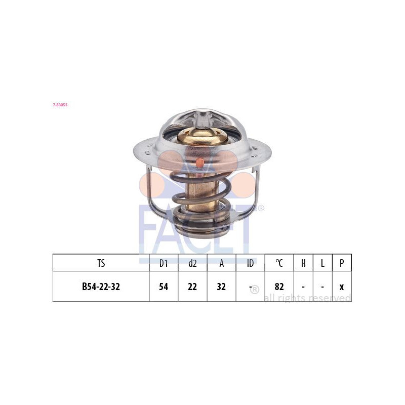 Termostato raffreddamento - FACET