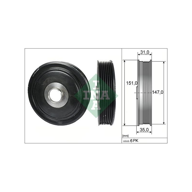 Puleggia albero motore - INA