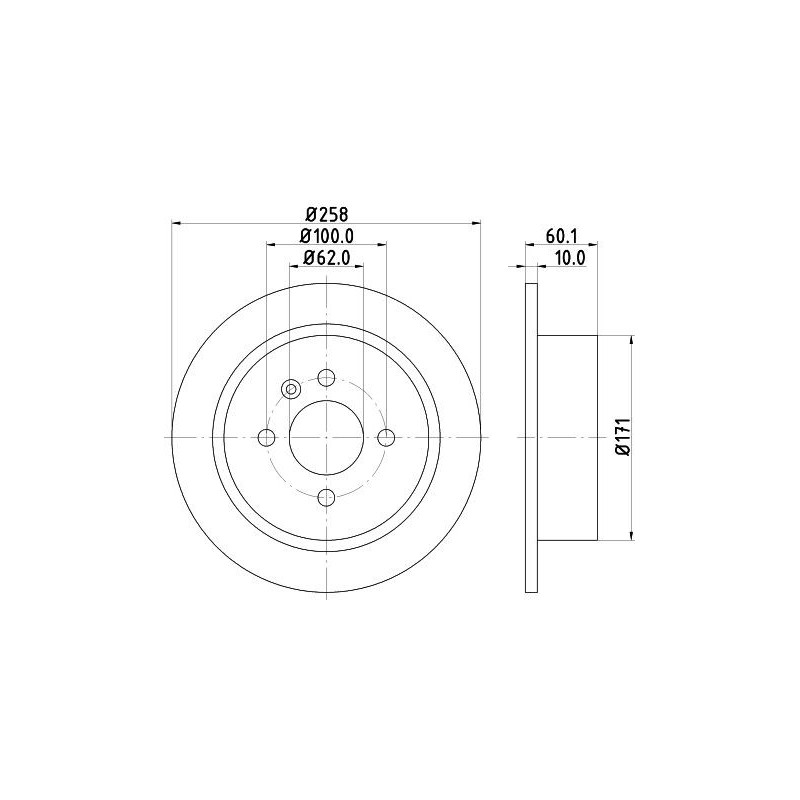 Disco freno asse posteriore - PAGID